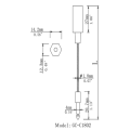 GC-C1802 precinto de Cable plástico ajustable